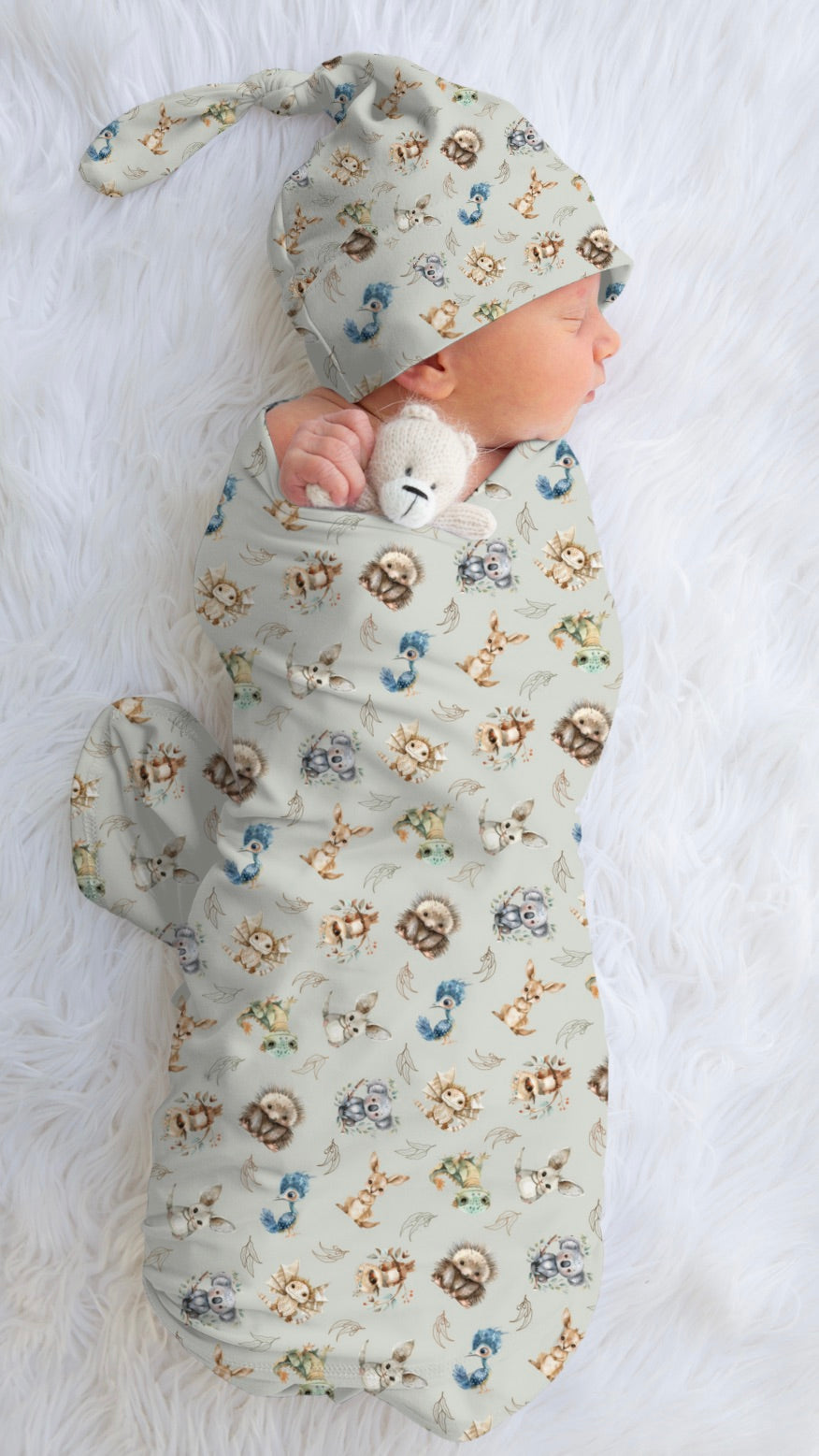 Aussie Babies Sage Swaddle Wrap